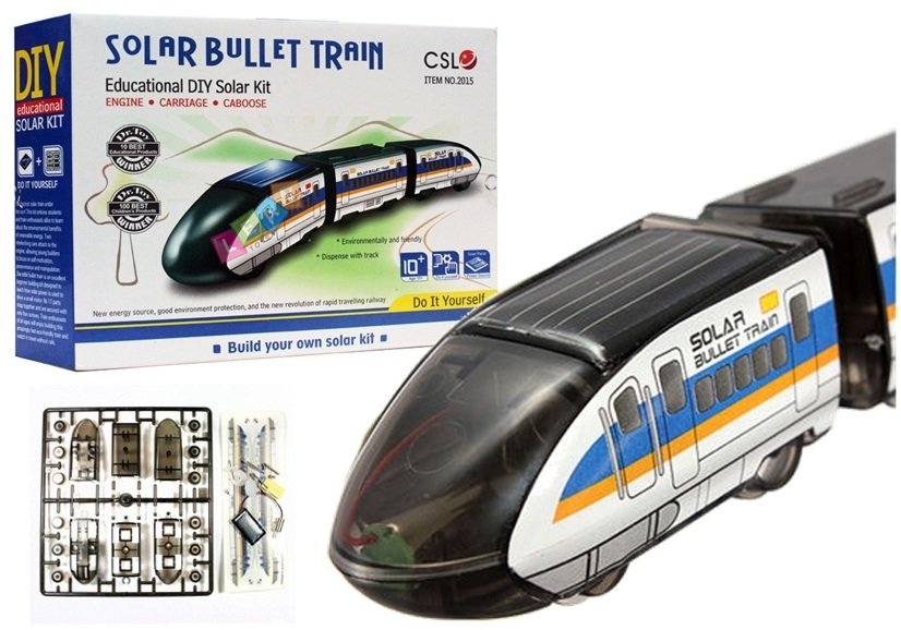 Lean Zabawka Edukacyjna Pociąg Solarny Bullet Train Toys