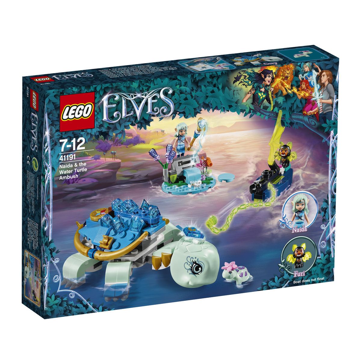 LEGO Elves Naida i zasadzka na żółwia wody 41191