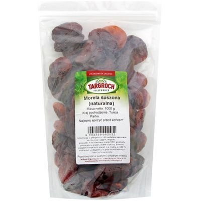 Targroch Morela suszona ciemna suszona na słońcu 1kg -