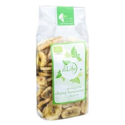 BioLife Chipsy bananowe Bio 150 g