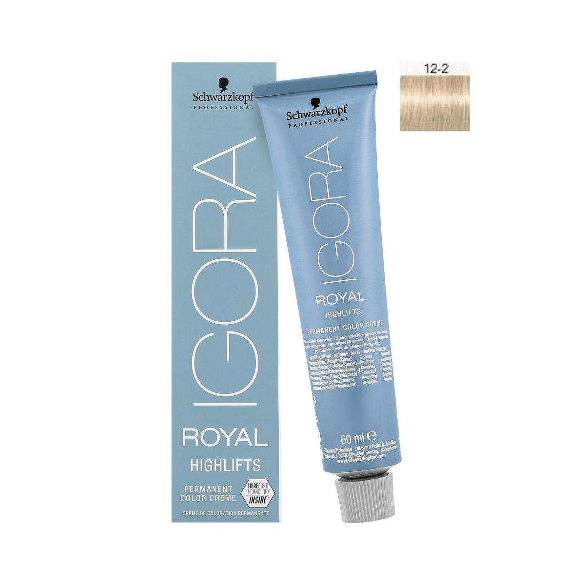 Zdjęcia - Farba do włosów Schwarzkopf Igora Royal Highlifts, , 12-2 Highlifts, 60ml 