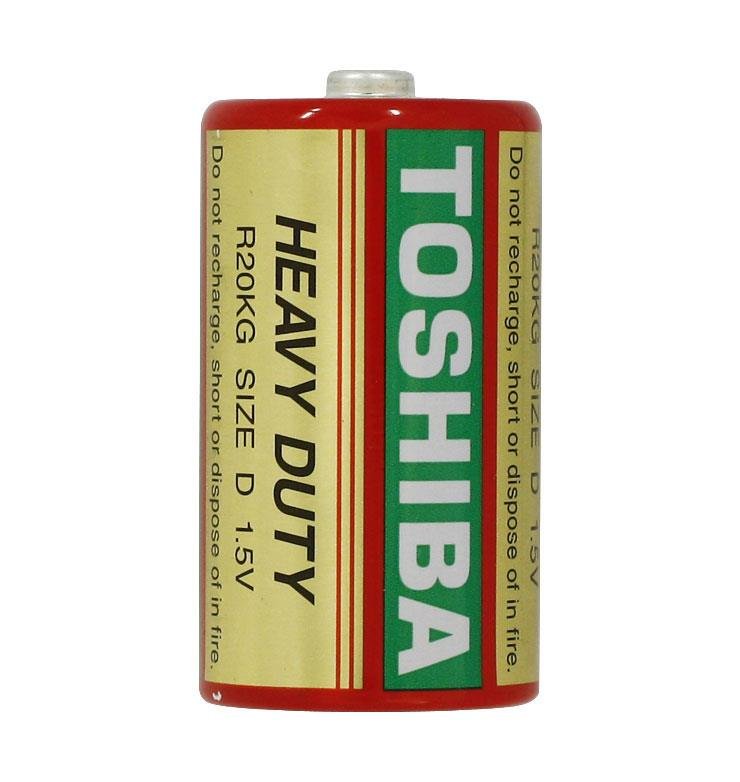 Toshiba Bateria R20 heavy duty