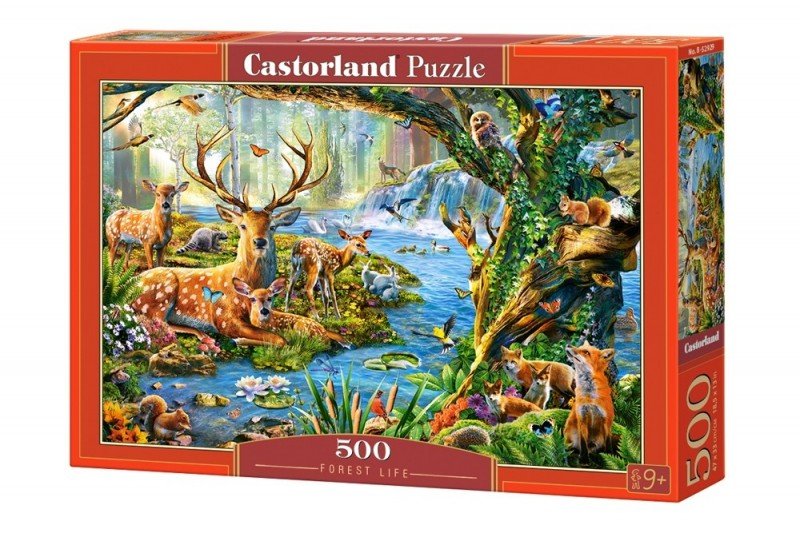 Castorland Puzzle 500 Forest Life wysyłka w 24h !