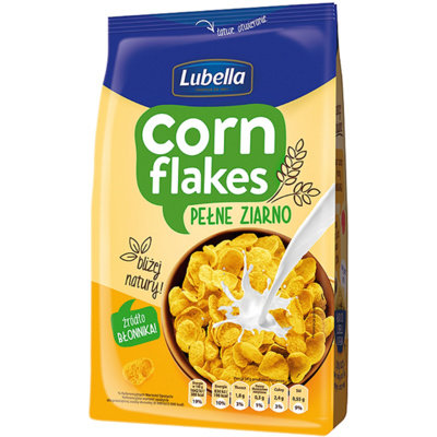 Lubella LUB.CORN FLAKES PEŁNOZIAR.500G MLEKOŁAKI