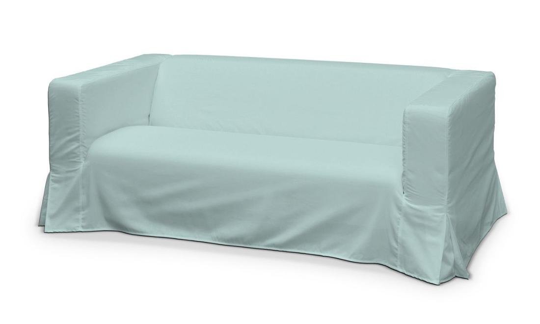 Dekoria Pokrowiec na sofę Klippan 2-osobową długi z kontrafałdami pastelowy błękit 177 x 88 x 66 cm Cotton Panama 1013-702-10