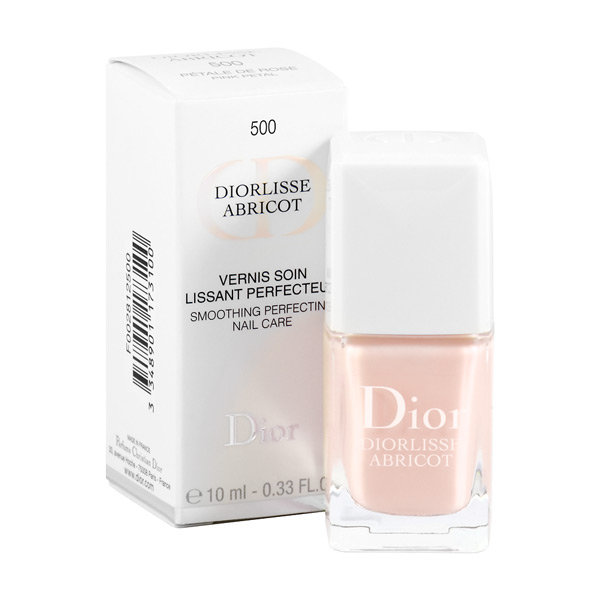 Dior Diorlisse Abricot wzmacniający lakier do paznokci odcień 500 Pink Petal Smoothing Perfecting Nail Care) 10 ml