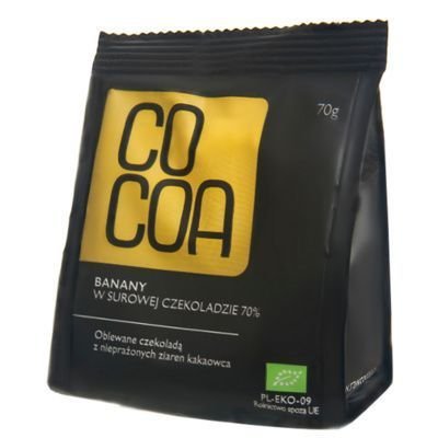 Cocoa BANANY W SUROWEJ CZEKOLADZIE B