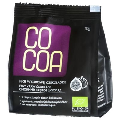 Cocoa FIGI W SUROWEJ CZEKOLADZIE BIO