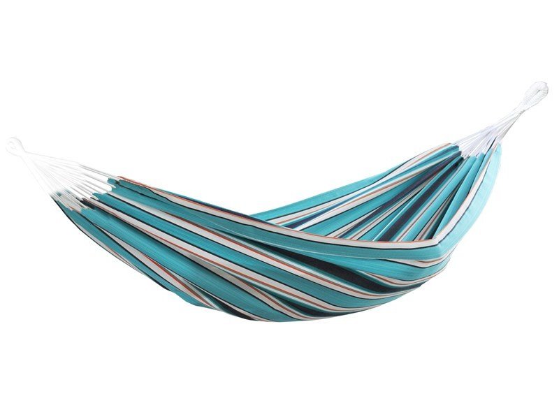 Dwuosobowy hamak VIVERE Sunbrella, niebiesko-biały BZSUN