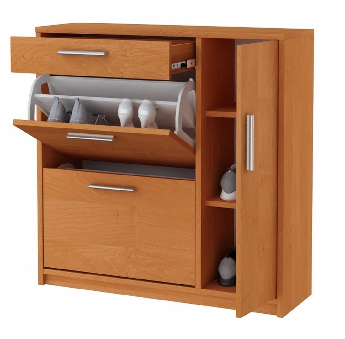 Szafka na buty LOCO-MALTA 2 SM, olcha, 90x28x91 cm