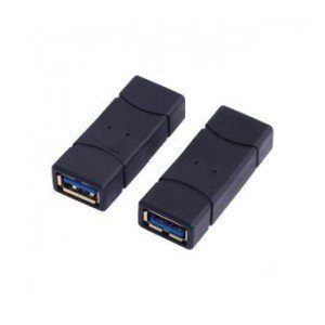 Logilink Adapter USB USB-A F/F Czarny AU0026