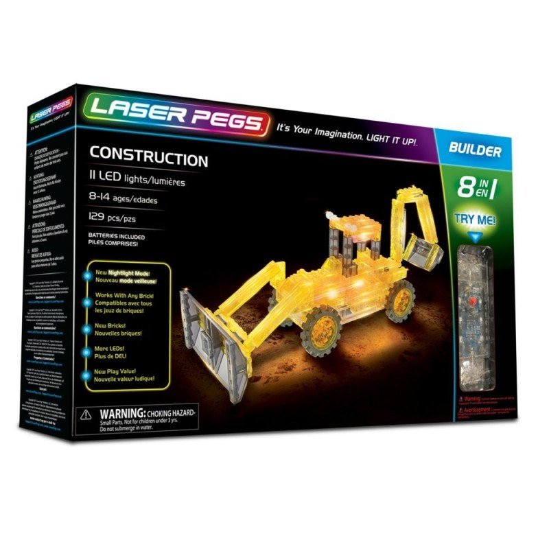 Laser Pegs 8 in 1 Construction