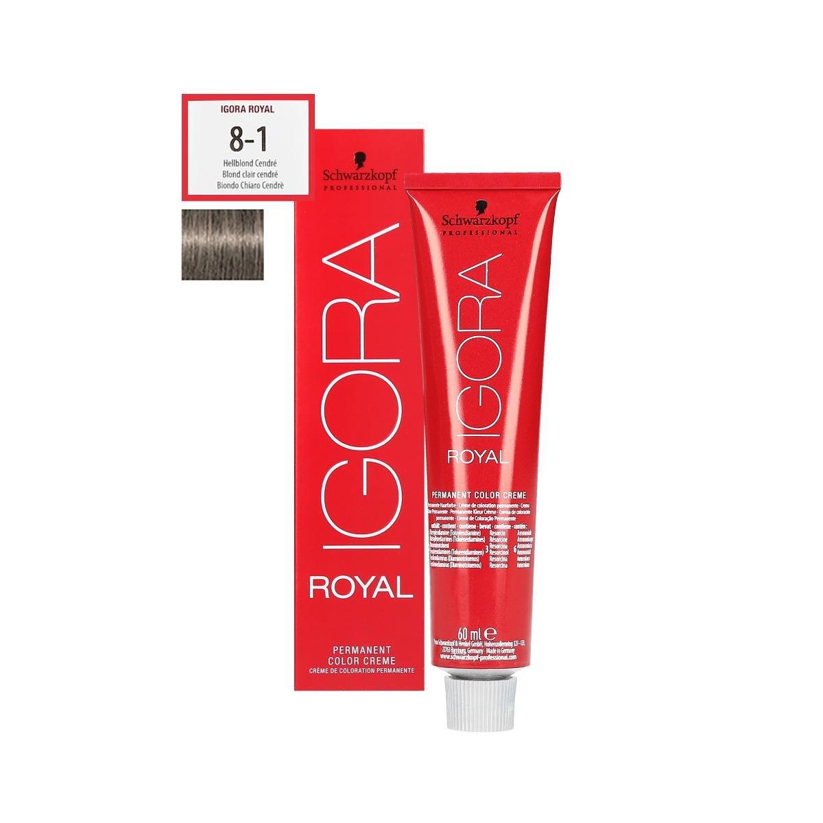 Schwarzkopf Igora Royal Farba do Włosów 8-1 60ml