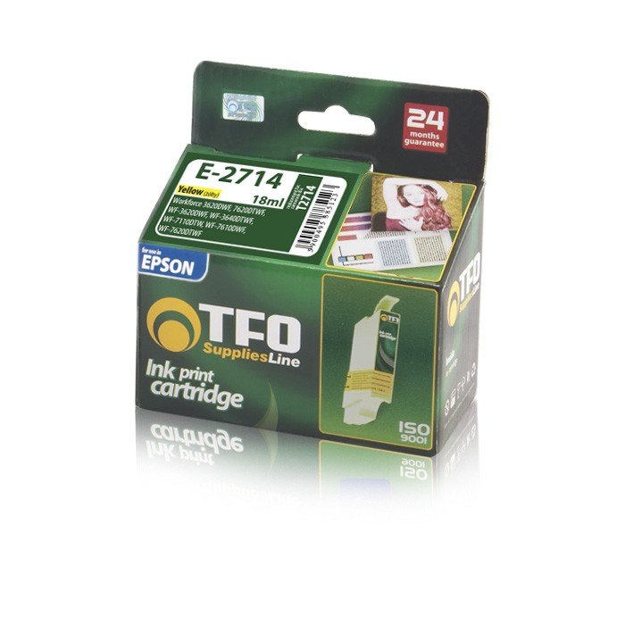 TelForceOne tusz T2714 E-2714 T2714 Yellow 18ml E-2714