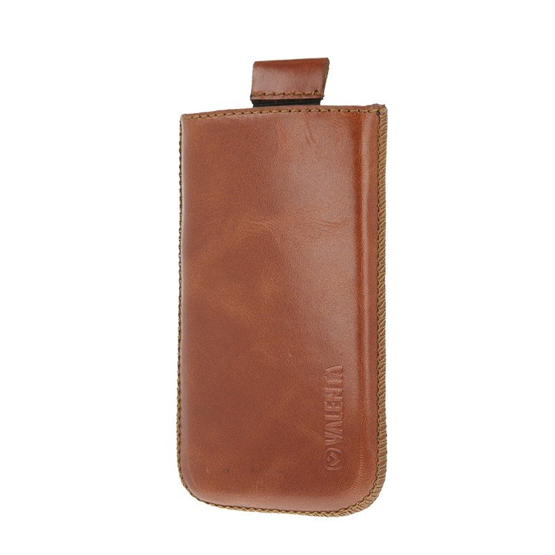 Valenta Pocket Classic - Skórzane etui wsuwka Samsung Galaxy S5, Sony Xperia Z i inne (brązowy) 10_5758