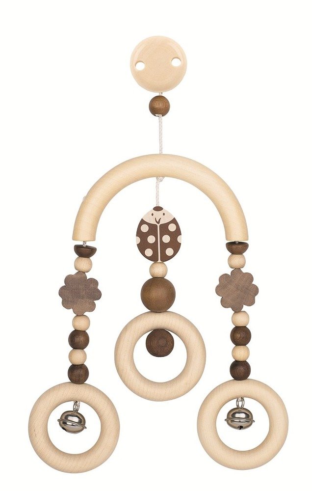 Heimess, Figurka z klipsem, mini-trapez, brązowa biedronka, 18 cm