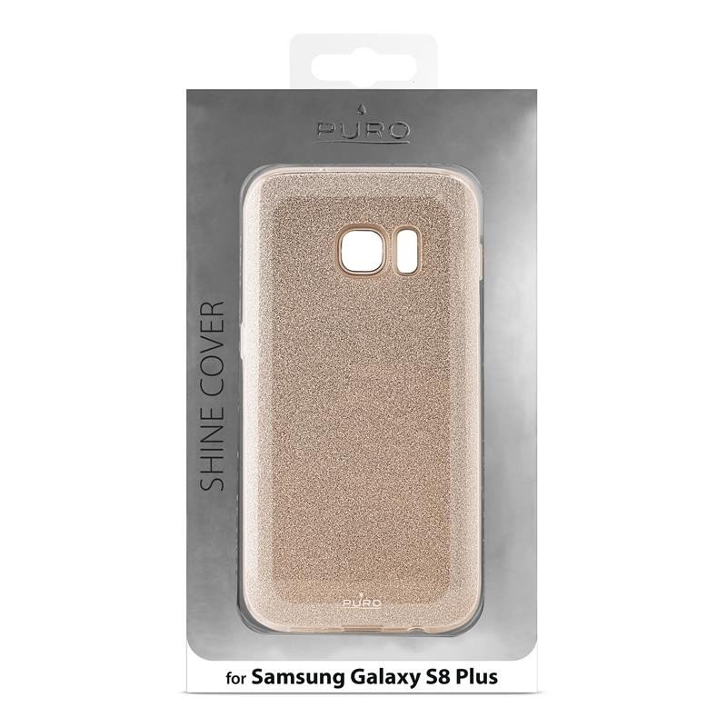 PURO Etui Glitter Shine Cover do Samsung Galaxy S8 Plus Złoty