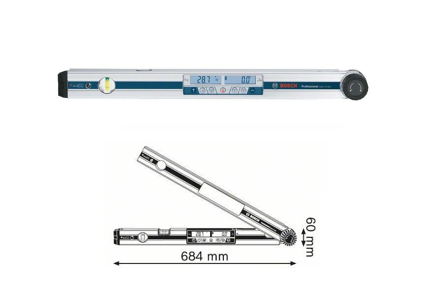 Bosch Kątomierz cyfrowy GAM 270 MFL, 60 cm