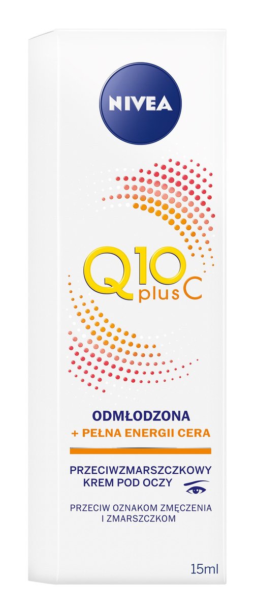 Nivea Q10 Plus C, krem przeciwzmarszczkowy energetyzujący pod oczy, 15 ml
