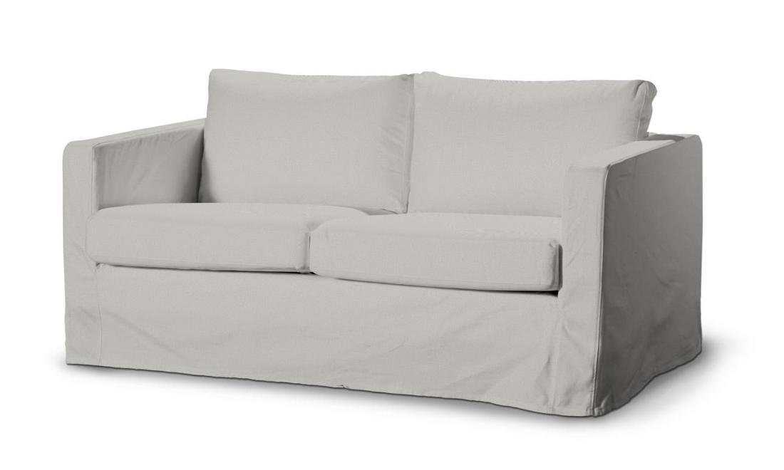 Dekoria Pokrowiec na sofę Karlstad 2-osobową nierozkładaną długi jasny popiel Sofa Karlstad 2-osobowa Etna 618-705-90