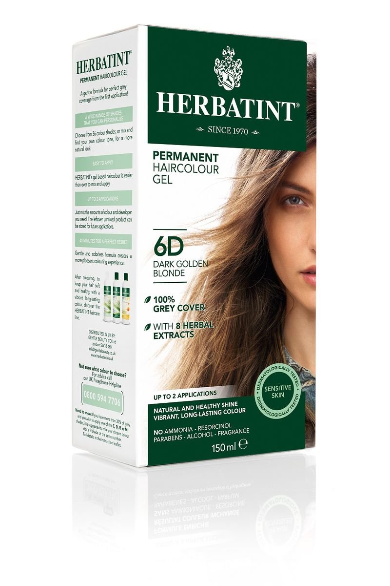 Herbatint farba do włosów 6D Ciemny Złoty Blond, 150 ml