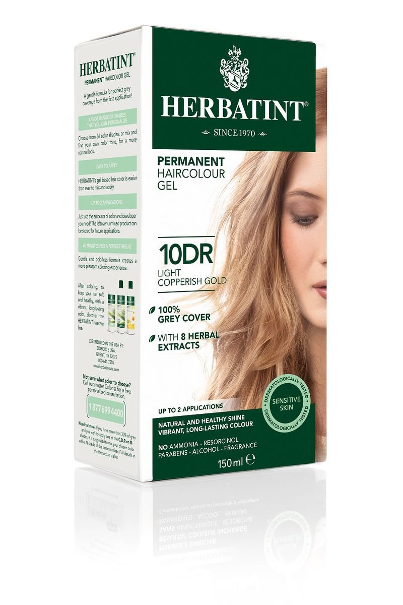 Herbatint Farba 150ml, Herbatint Farba 150ml: 10DR Jasny Miedz.Złoty Blond