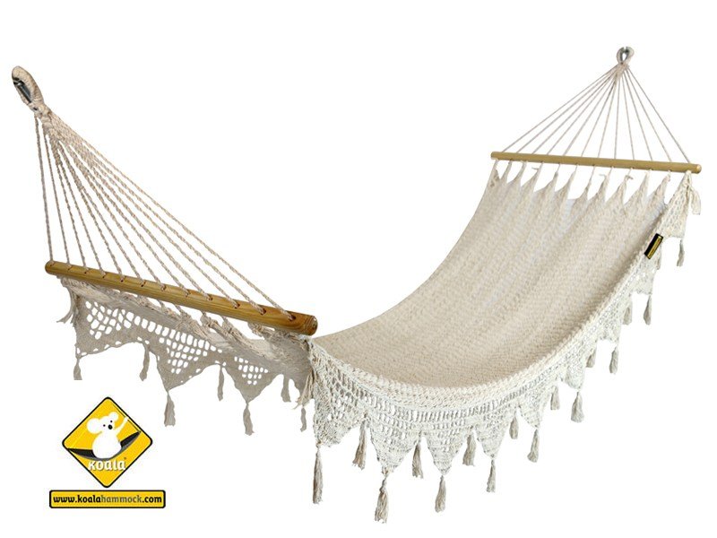 Hamak z drążkiem KoalaCC-7T, ecru