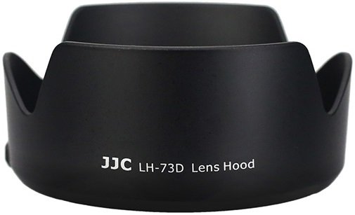 JJC LH-73d osłoną obiektywu do Canon aparat czarny LH-73D