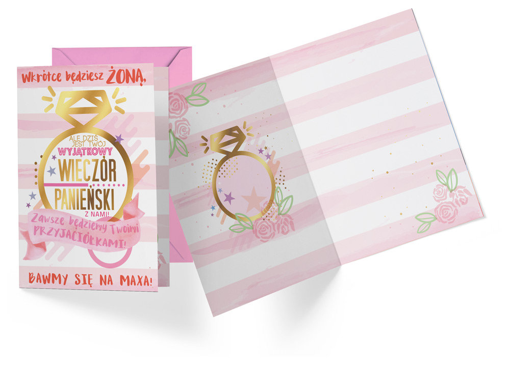 Kukartka Karnet B6 PP-2071 Wieczór panieński - Kukartka