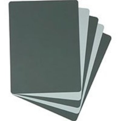 Novoflex karta do pomiaru balasnu bieli 21x30 cm ZEBRAXL