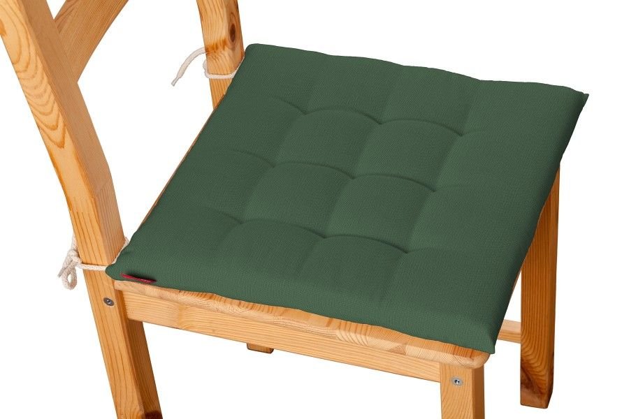 Dekoria Siedzisko Karol na krzesło Forest Green zielony) 40 × 40 × 3,5 cm Cotton Panama 200-702-06