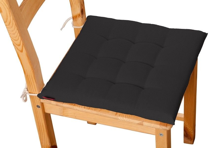 Dekoria Siedzisko Karol na krzesło Shadow Grey grafitowy) 40 × 40 × 3,5 cm Cotton Panama 200-702-08