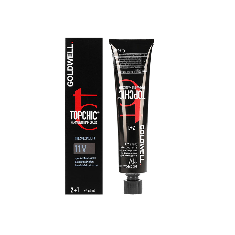 Goldwell Topchic, farba do włosów, 11V Special Blonde Violet, 60 ml