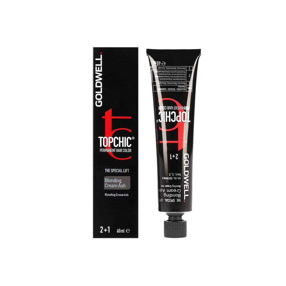 Goldwell Topchic, farba do włosów, BLONDING-CREAM ASH, 60 ml