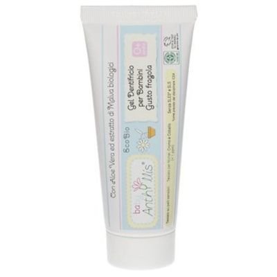 Anthyllis Anthyllis, Baby, Ekologiczna pasta do zębów dla dzieci bez fluoru, 75 ml, Truskawka