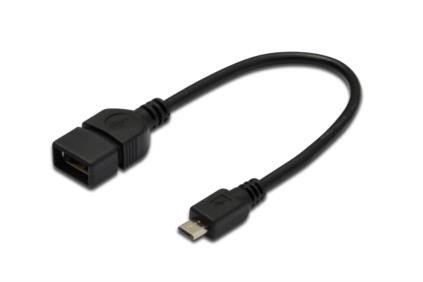 Assmann Kabel OTG USB-Kabel USB 0,2 m AK-300309-002-S