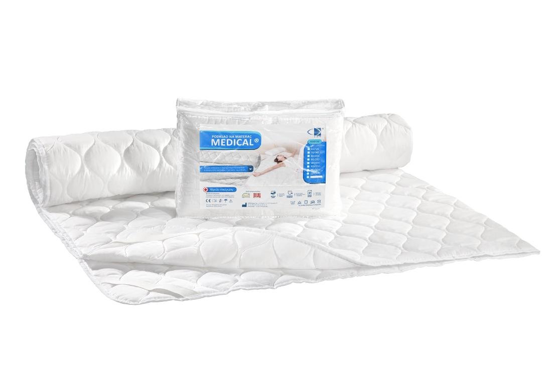 AMW NAWROT SPÓŁKA JAWNA Podkład na materac AMW NAWROT Medical, biały, 80x200 cm