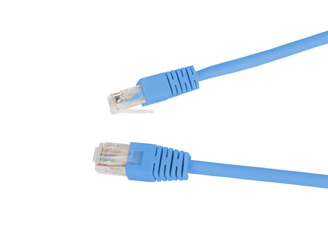 Gembird Patch cord Kat.6 UTP 0.25m niebieski (PP6U-0.25M/B)