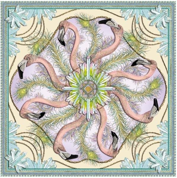 Karnet kwadrat z kopertą DNA Flamingos Museums & Galleries OD 24,99zł