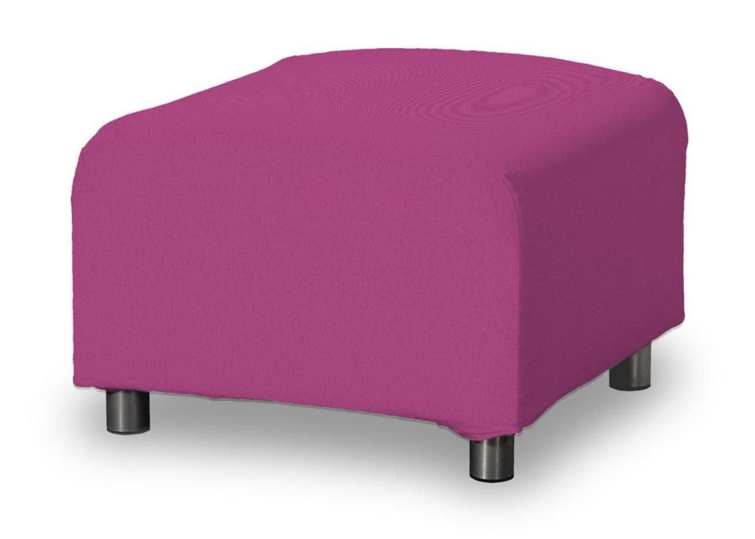 Dekoria Pokrowiec na podnóżek Klippan amarant 53 x 53 x 32 cm Etna 636-705-23