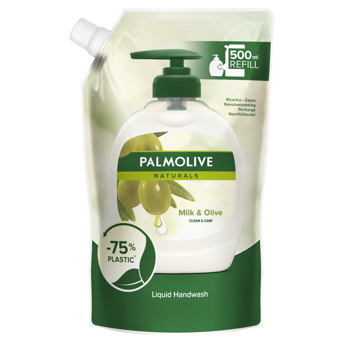 Palmolive Mydło w płynie OLIWKOWE zapas 500ml 8003520039545