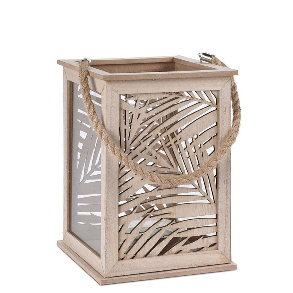 Home Styling Collection Lampion LEAF DESIGN latarenka na świeczkę 18x26 cm B078S216PK