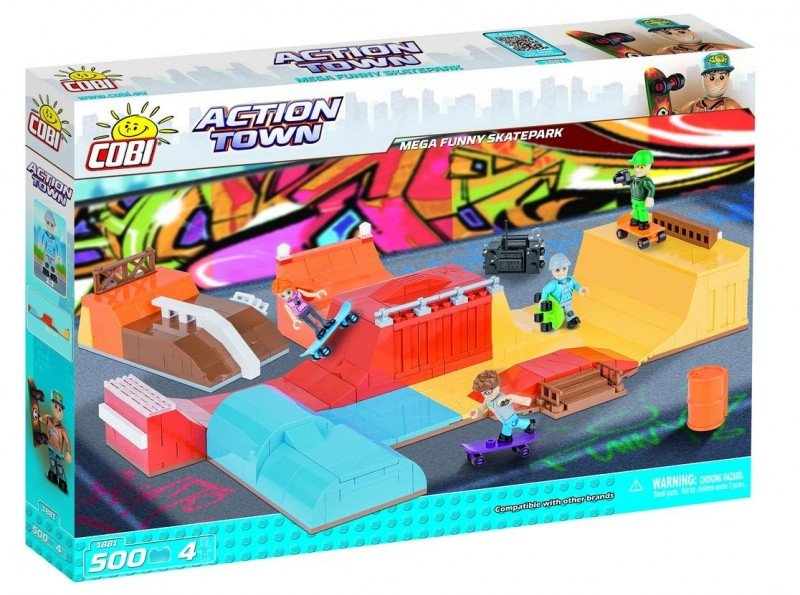 Cobi Action Town Mega Szalony Skatepark 1881