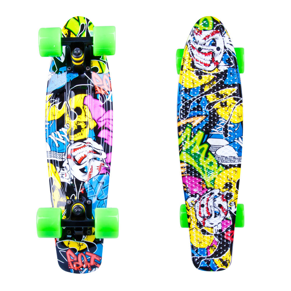 Worker Penny board yellow/green 22