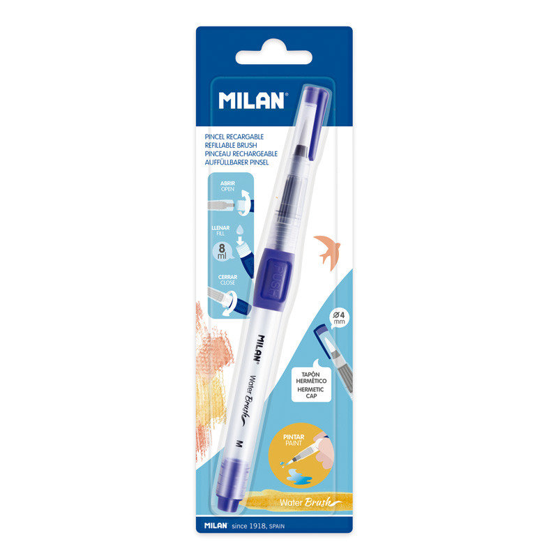 Milan MILAN BWM10351 pędzel do wody z pęcherzykami, średni stopień MBWM10351