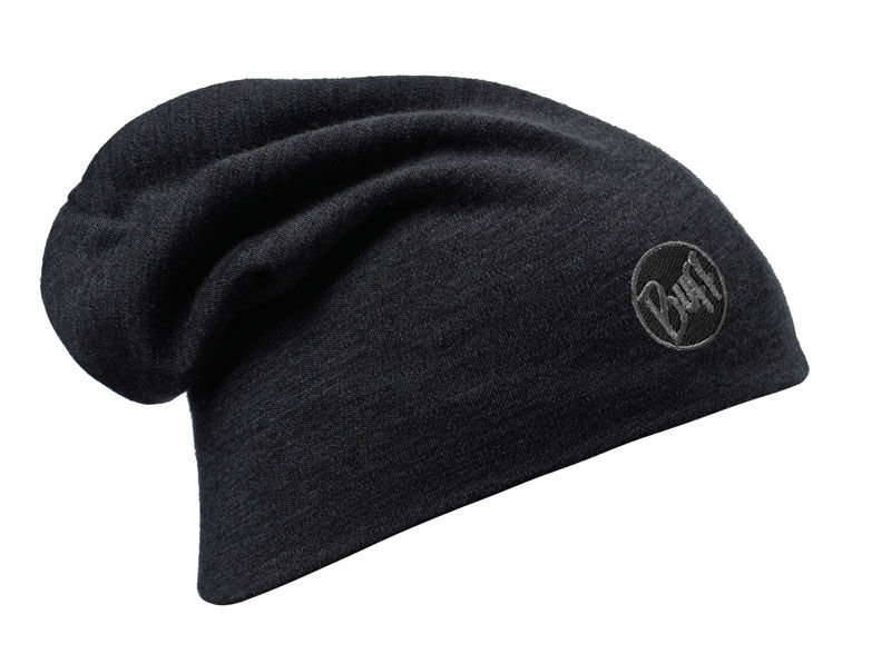 Buff, Czapka Merino heavyweight beanie, Czarna, 111170.999.10.00