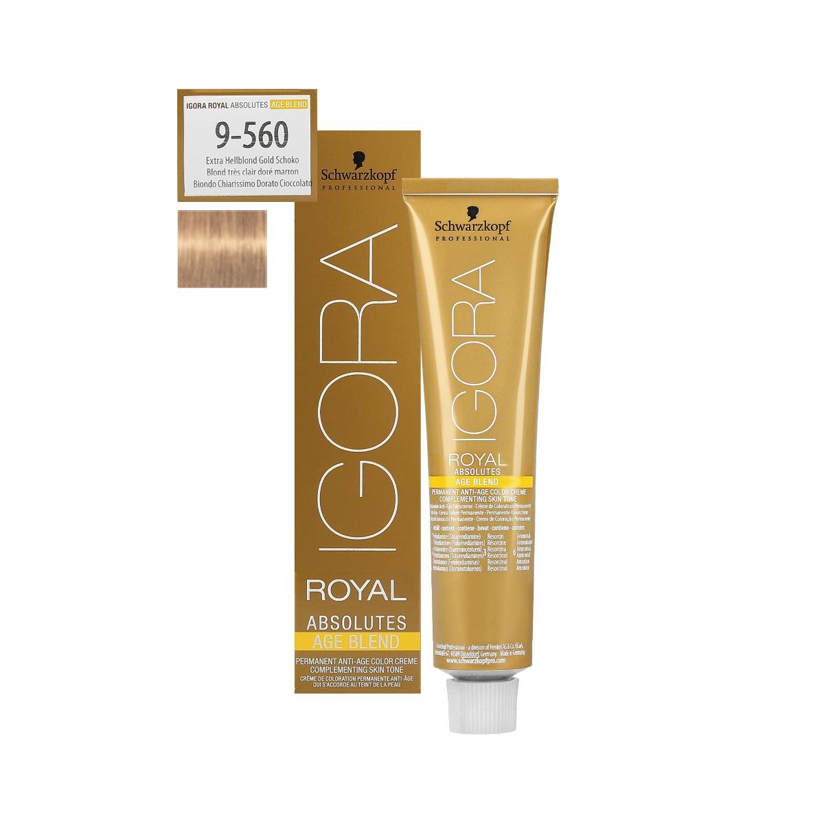 Schwarzkopf Professional Professional, Igora Royal Absolutes, farba do włosów 9-560, 60 ml