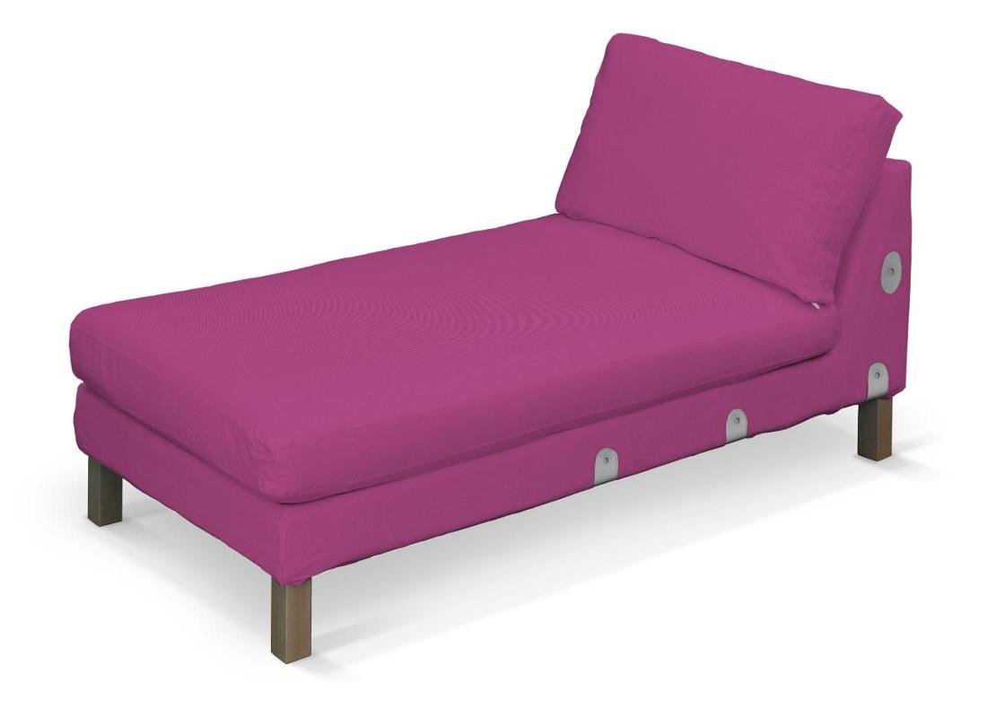 Dekoria pl pl Pokrowiec na szezlong Karlstad dostawka krótki amarant 80 x 160 x 80 cm Etna 733-705-23