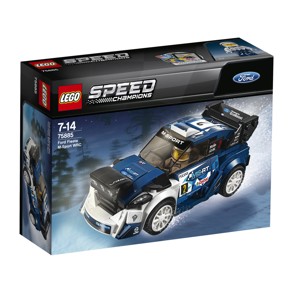 LEGO SPEED CHAMPIONS Ford Fiesta M-Sport WRC p6 75885