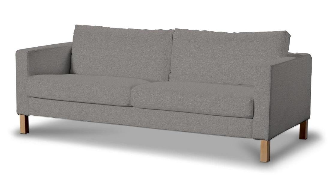 Dekoria pl pl Pokrowiec na sofę Karlstad 3-osobową nierozkładaną krótki szary 204 x 89 x 64 cm Edinburgh 615-115-81